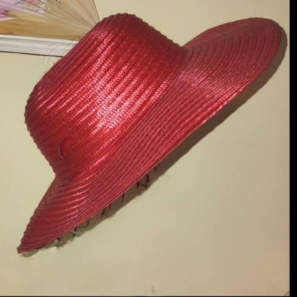 Red Hat with Purple Hat Brooch